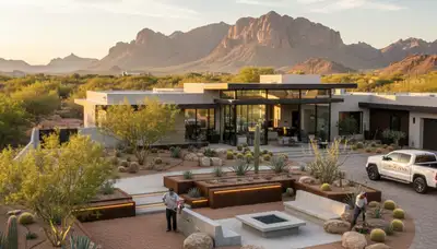 Professional landscaping services and lawn care in Chandler, AZ by expert local landscapers