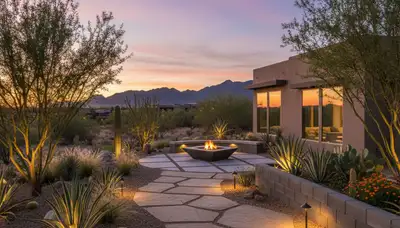 Professional landscaping services in Chandler AZ showcasing expert lawn and garden design