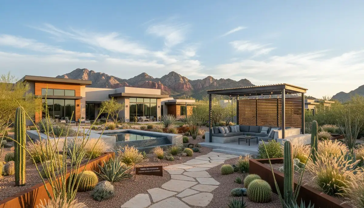 Professional landscaping services in Chandler, AZ creating lush lawns and outdoor spaces