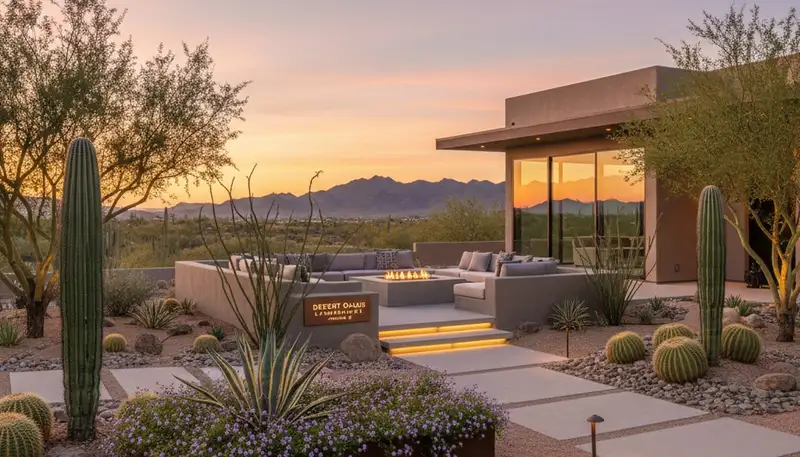 Professional landscaping services in Chandler AZ enhancing residential outdoor spaces