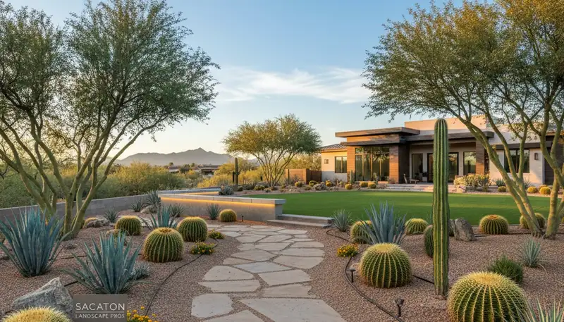 Professional landscaping services in Chandler, AZ enhancing outdoor spaces and curb appeal