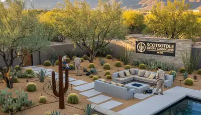 Professional landscaping services in Chandler AZ transforming residential outdoor spaces